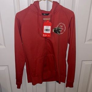 North Face Zip Up Sweater